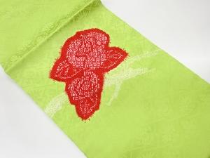 絞り松皮菱に抽象模様名古屋帯